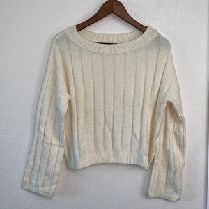 Tularosa Cream Crewneck Sweater Sz XXS